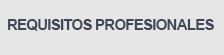 Requisiti Professionali